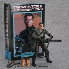 NECA Terminator 2: Судный день T-800 Арнольд Шварценеггер ПВХ фигурка Коллекционная модель игрушки " 18 см