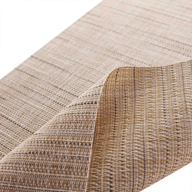 Non slip Mats Dining Table Mat Hand weaved Rectangle Coffee Cup Pad