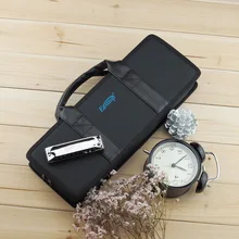 new Professinal Portable10 hole Polyphonic harmonica gig soft font b bag b font font b case