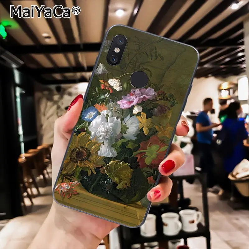 Classic painting flower Butterfly In a Vase aesthetic Art