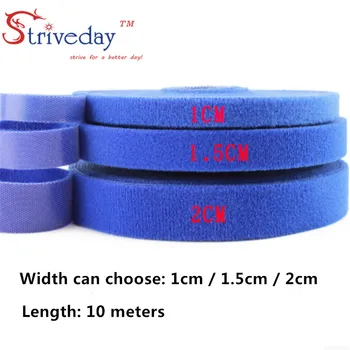 

10 Meters/roll magic tape nylon cable ties Width 2 cm wire management cable ties 5 colors to choose from DIY