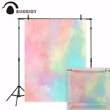 Allenjoy photography backdrops pastel rainbow color photocall for newborn baby kids photo background photography a photo pastel pink color princess baby girl photo shoot background printed flowers newborn photography props kids portrait backdrops