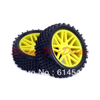 

4x1/10 HSP Off-Road Buggy Front Rear Wheel Rims Tyres Tires Sponge 66018-66038