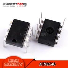 10PCS free shipping AT93C46 93C46 DIP-8 EEPROM 64×16 new original