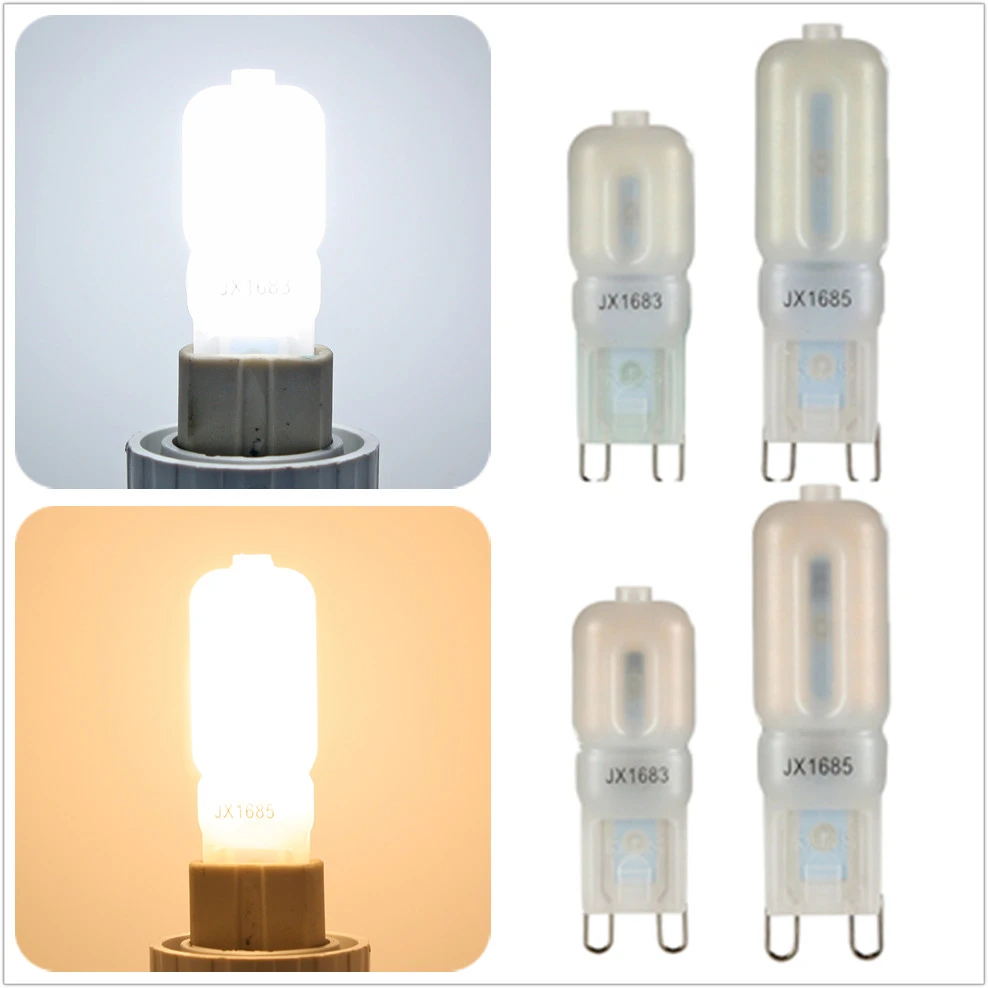 10PCS G9 5W LED 2835 SMD Capsule Bulbs Halogen Light Lamp AC200-240V CE ROHS FCC