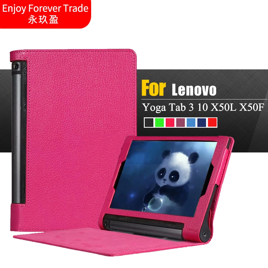

Free Shipping Beautiful Gitf New Leather Case Stand Cover for 10.1 Lenovo Yoga Tab 3 10 X50L X50F X50M Tablet Case