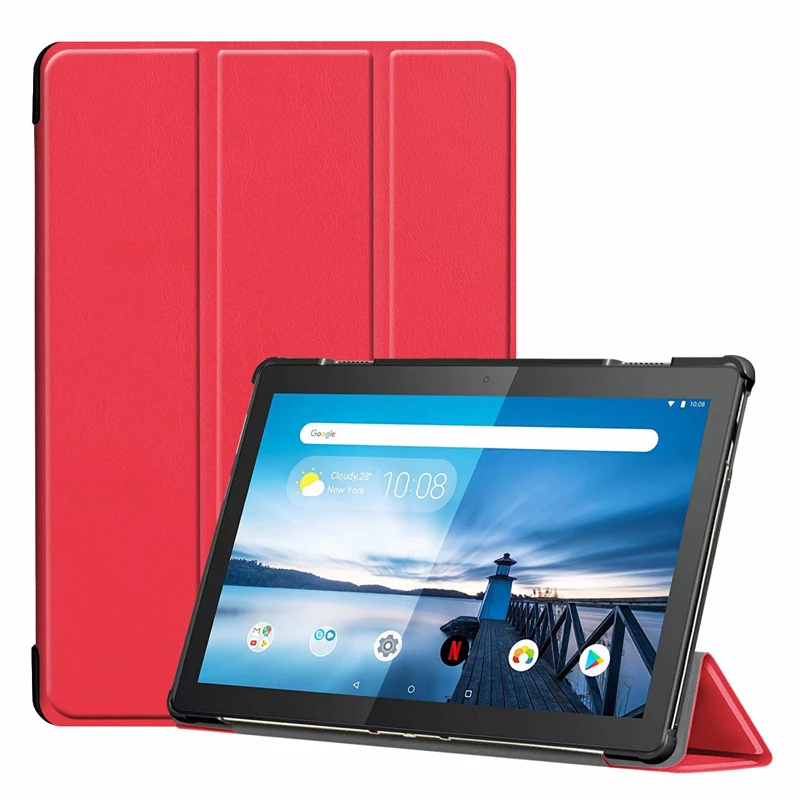 Милый тонкий чехол для Lenovo Tab M10 чехол-подставка фотография X605F (HD) | Компьютеры и