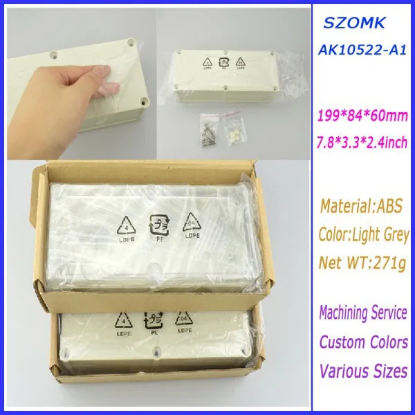 

abs plastic box instrument small electronics for waterproof or weatherproof case