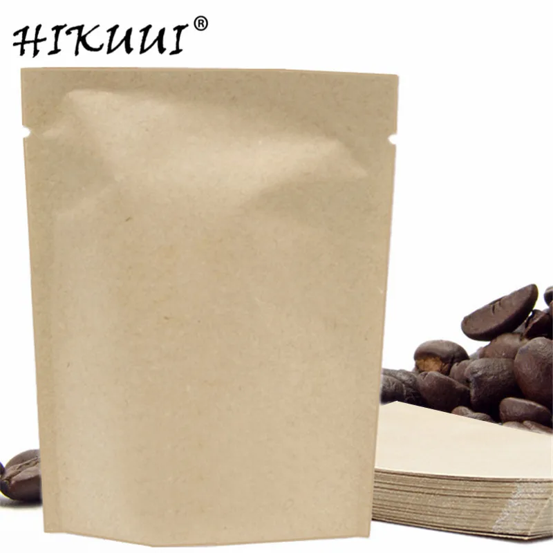 

Useful Coffee Storage Bags Kraft Paper Moisture Proof Coffee Tea Storage Tools Portable Coffee Filter Outer Bag For Travel