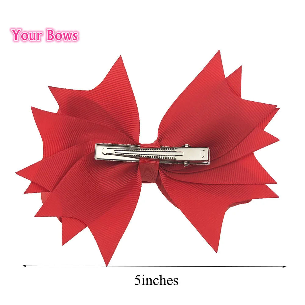 Solid hair bows 05-1-1
