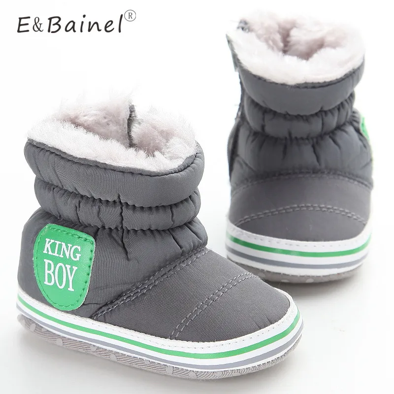 Winter Baby Boy Shoes Infants Fleece Baby Boots Toddler Boy Snow Boot Crib Shoes Warm Bootiesin
