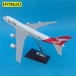 32 см 1:250 Boeing B747model QANTAS австралийская авиакомпания с сплавом основание Смола самолет Коллекционная модель коллекционного дисплея