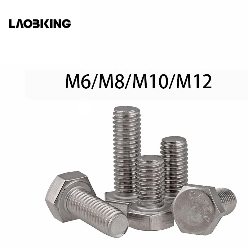 

Free shipping 5pcs 304 DIN933 27*170 5pcs 316 DIN934 M27