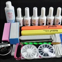 Biutee Дизайн ногтей Pro DIY Полный комплект Soak Off UV Гель для ногтей маникюрный набор гелевых ногтей инструменты можете выбрать 4 польский Цвета