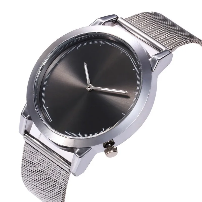Лидирующий бренд, Роскошные Кварцевые часы для мужчин, повседневные Черные кварцевые часы, нержавеющая сталь, синее стекло, часы для мужчин, Relogio, новые мужские часы, reloj - Цвет: 4
