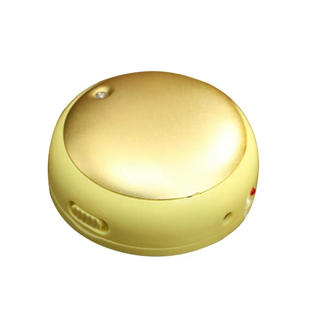1 шт. маленький USB карманный обогреватель, зарядка для рук, грелка, портативный мобильный источник питания, DC 5(V) 1 A 800 мА, полимерная литиевая батарея с зеркалом - Цвет: yellow