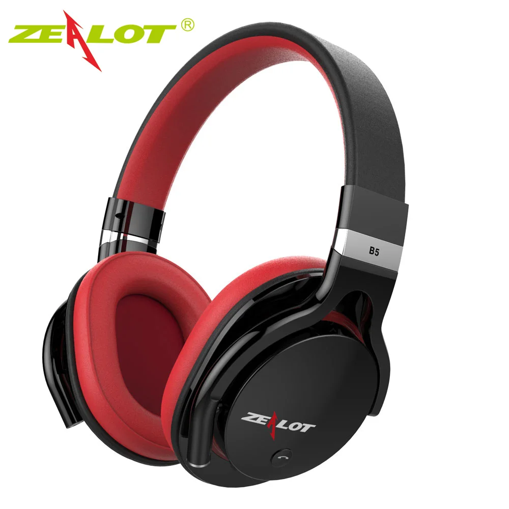 Zealot B5, Bluetooth 4,0, наушники, беспроводные, стерео, бас, наушники, Накладные наушники, гарнитура с микрофоном, Micro-SD слот