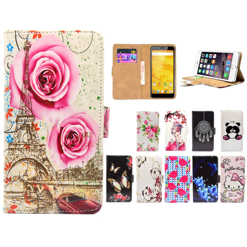 

LIHAIJUN 3C Higt quality Cartoon Flip pu leather Cover For Vertex Impress Pear Case