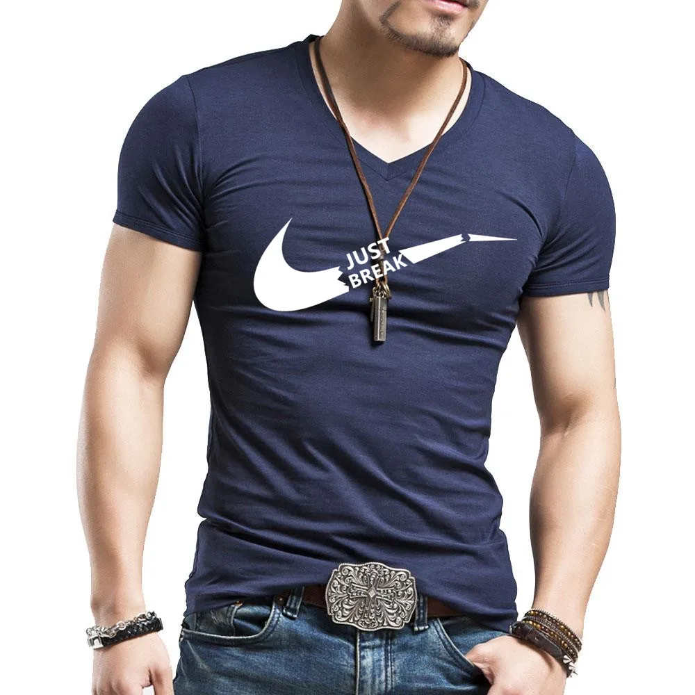 

2019 luxury Brand JUST V neck karl Men's lagerfeld T Shirt jordan DO IT tshirt hot rod camiseta futbol apex camisa patterned