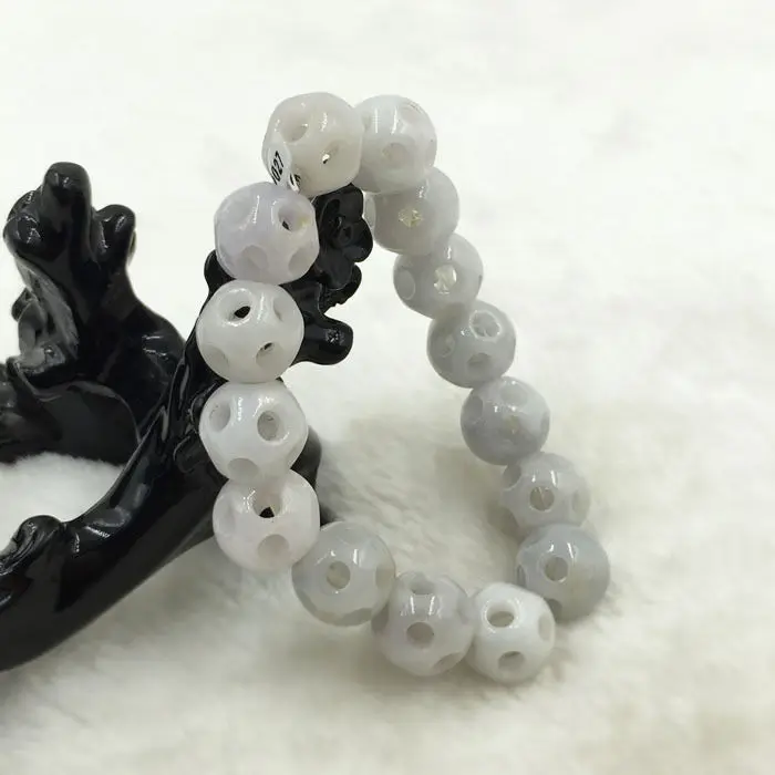 

Vintage Certified Grade A Genuine Natural Green Jadeite Jade Bracelet Bangle 027