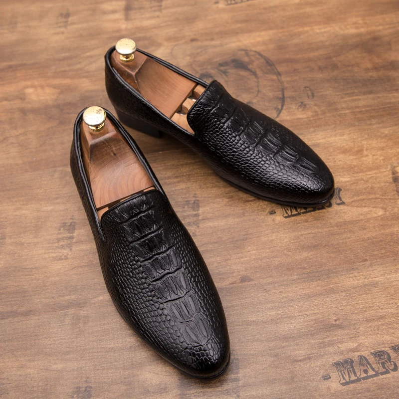 designer snake skin leather shoes men fashion evening dress male footwear wedding crocodile pattern brogue oxford shoes for men (24)