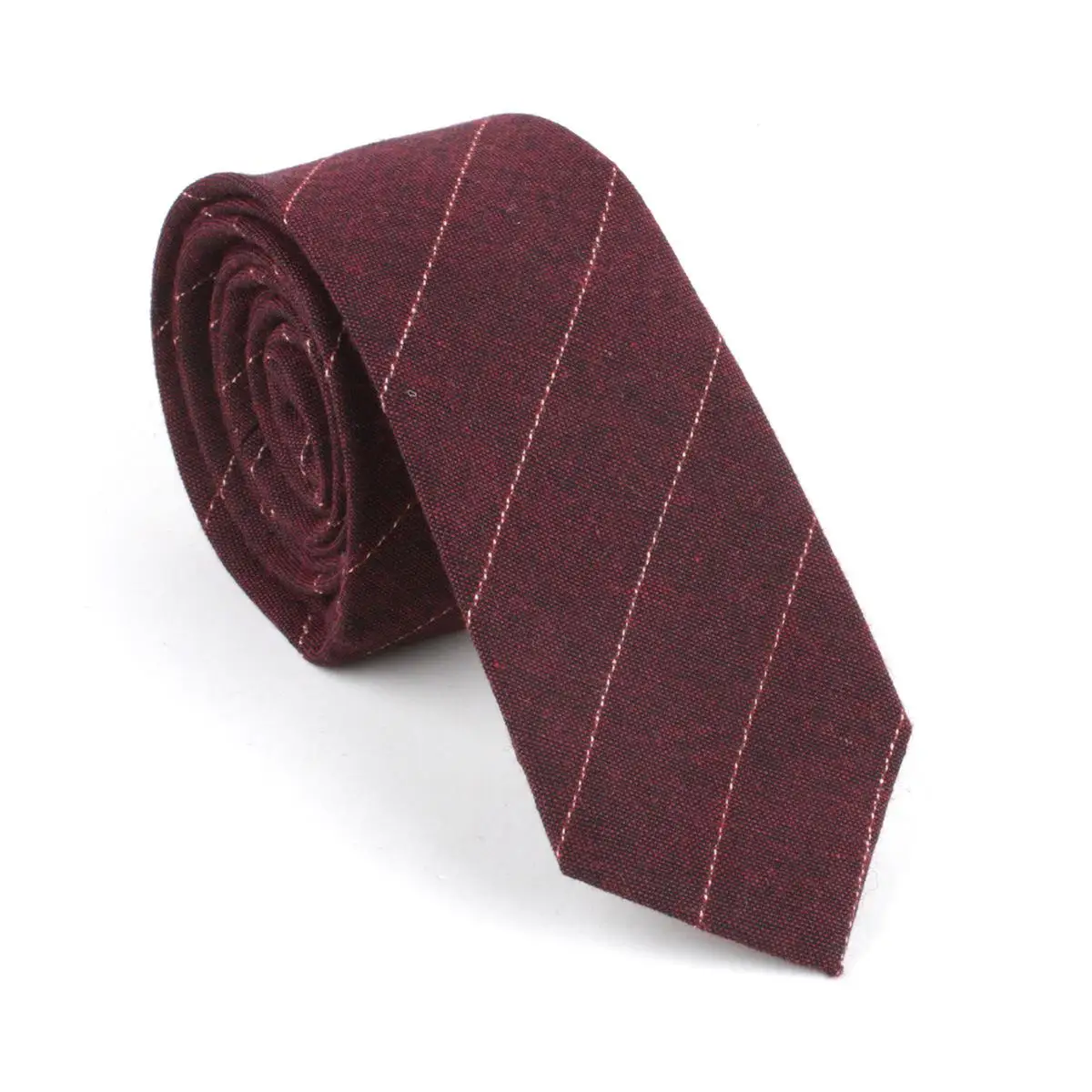 Брендовые новые мужские Модные Винтажные одноцветные галстуки для мужчин в полоску, красные, синие свадебные деловые тонкие галстуки, корбаты, обтягивающие Галстуки - Цвет: 3