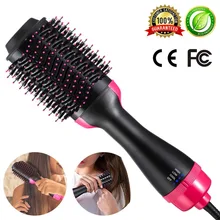 Электрический Фен Укладка волос, щетка один шаг 4-в-1 для завивки волос& горячая выпрямитель для завивки волос ионный выпрямитель Быстрый плавкий предохранитель сушилка для салона