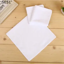 Для женщин и мужчин DIY белый платок хлопок /много использования