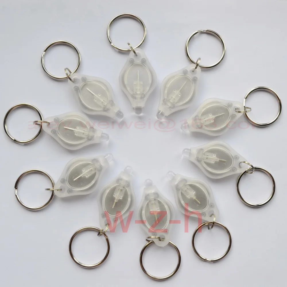 high quality 500pcs Mini white light 22000mcd LED Flashlight Keychain Torch Gift Toys+ DHL Free shipping |