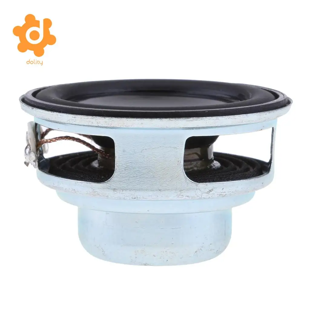 dolity 40mm 4Ohm 5W Full Range Audio Speaker PU Round Magnetic Loudspeaker 16 Coil