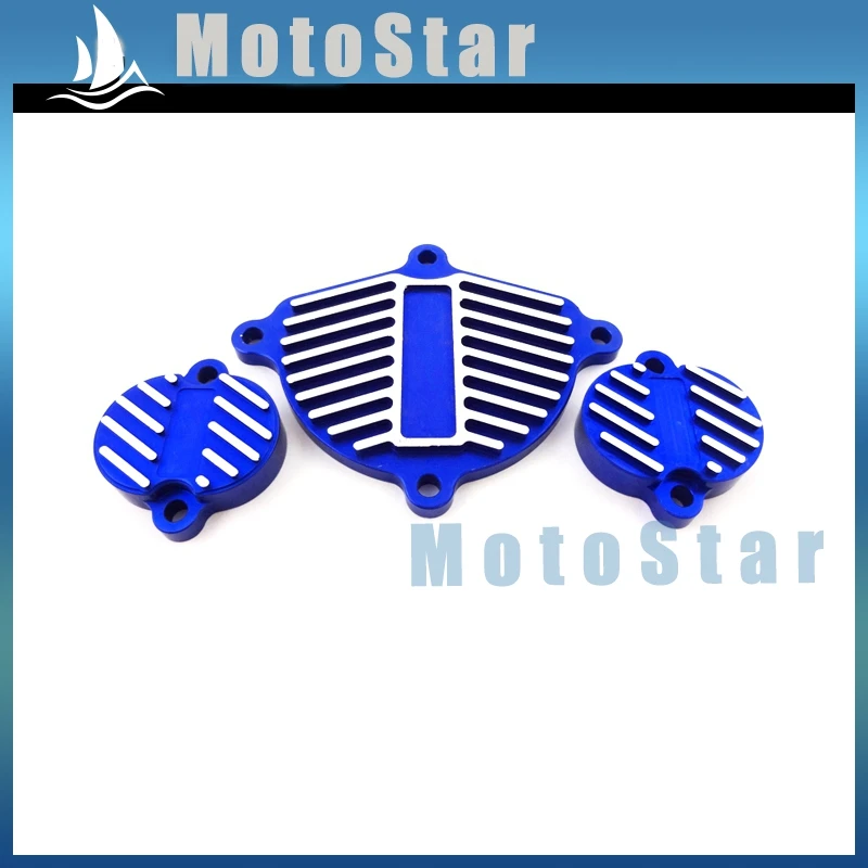 Синий сплав Cam крышка клапана колпачок платье комплект для китайского YX 150cc 1P60FMJ 160cc 1P60FMK двигатель питбайк мотоцикл