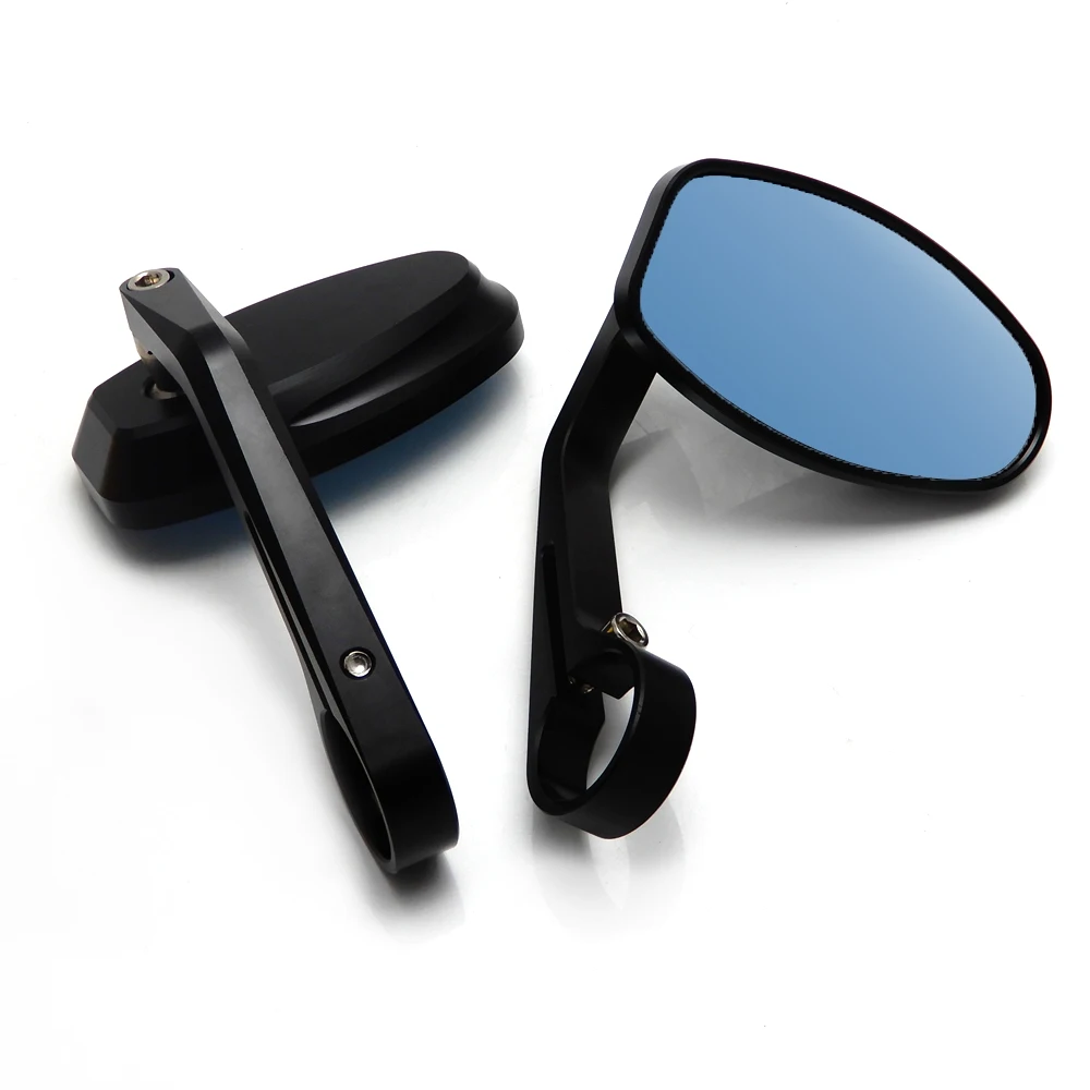 

KEMiMOTO 13mm-18mm Universal Motorcycle Handle Bar Rear Side View Mirrors Motorbike for Cafe Racer mirror scooter after market