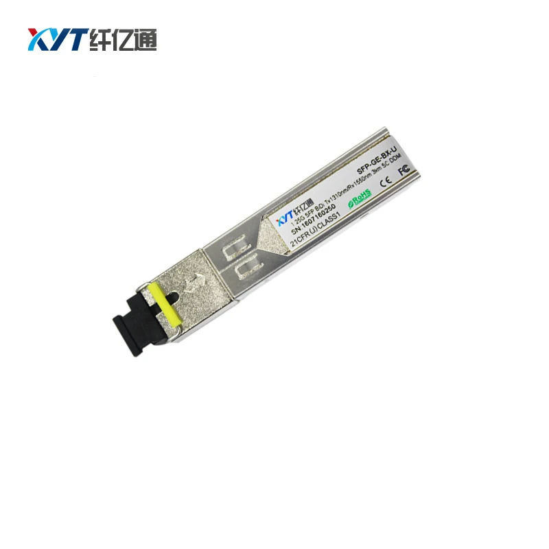 Одноволоконный оптический трансивер 1 25G 1000M Tx1310/Rx1550 SFP 3km SC | Мобильные телефоны и
