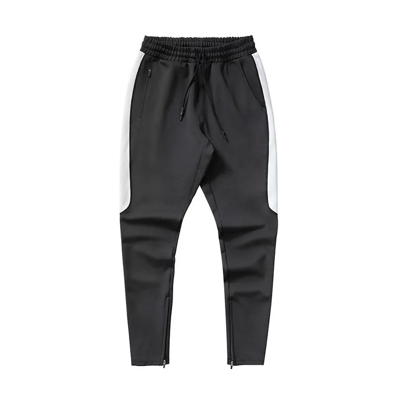 Летние новые мужские повседневные спортивные брюки свободные дышащие спортивные мужские брюки для бега - Цвет: Черный