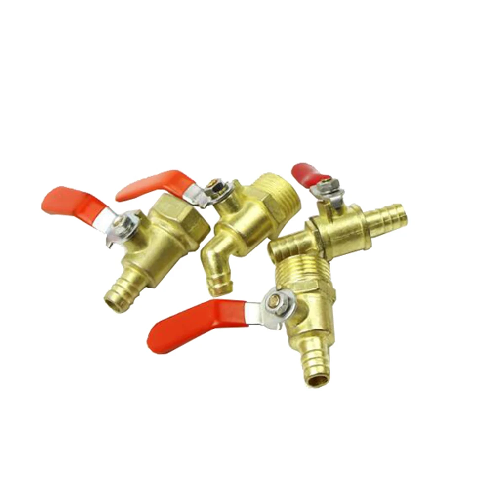 

1PC 4TYPES 10mm Motorized Ball Valve Car Drain Valve Brass Faucet Switch