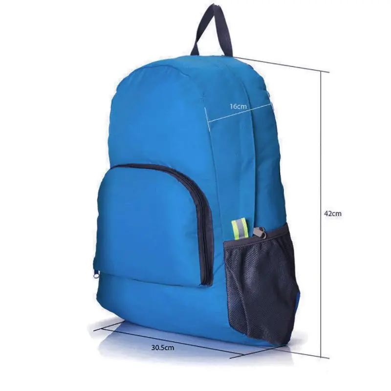 Zero Burden Nylon Daily Traveling Bags Outdoor Sports Backpack for Men Women Shopping Camping Hiking