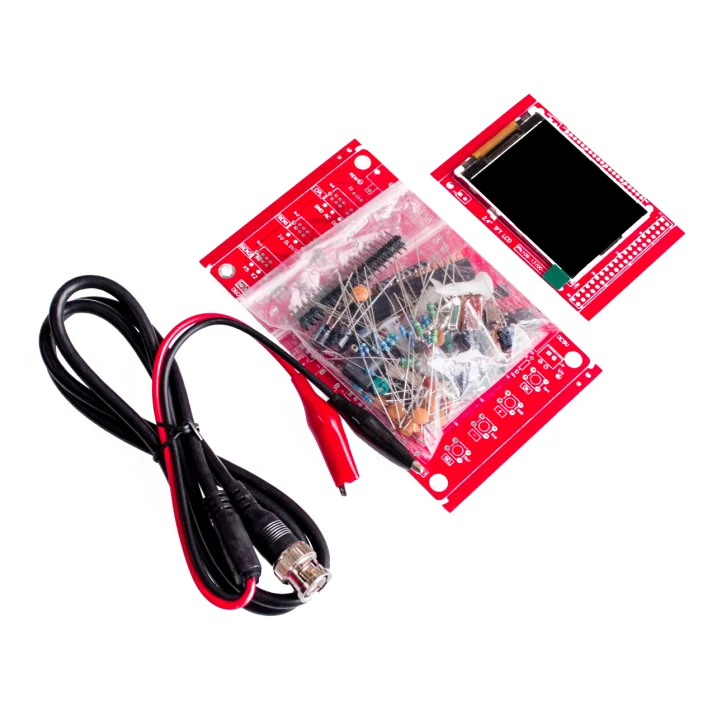 1 шт. DIY цифровой осциллограф комплект osciloscopio электронный Обучающий набор DSO138 2 4