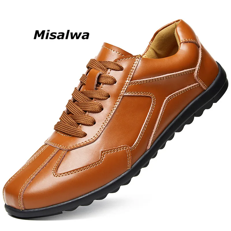 Branco Primavera Couro De Sapatos Para Black Casual Novas Condução Tênis Chegam Homens Sapato Retro Plataforma Outono brown Oxfords 2019 Misalwa Escritório white ptIqOwx