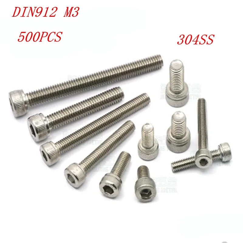 M3 A2 Pan Flat Truss Head Phillips Machine Screws Hex Nuts Assortment Kit 240pcs
