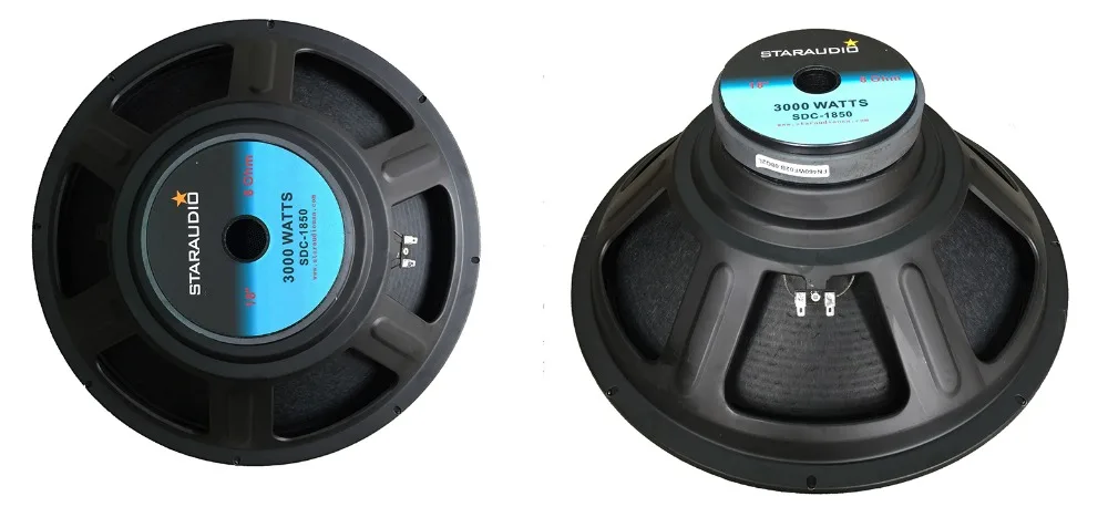 2x 3000w 18 inch raw subwoofers 8ohm 70oz&nbsp;magnet replacement pa disco speaker