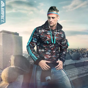 

Aimpact Camo Hoodies Sweatshirt Men Fashion Casual Hoody Men Zipper Pocket Hooded Brand Clothing Male Jackets 2AM4005