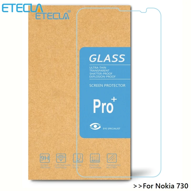 3Pcs For Nokia Lumia 730 Tempered Glass On Screen Protector 0.26mm 9h Clear | Мобильные телефоны и аксессуары