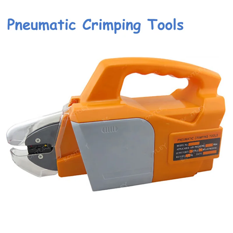 AM-10 Pneumatic Crimping Tool Crimp Machine for Kinds Terminals Crimping range 0.25-6mm2 with 4 Die Sets Option cable criming tool split hydraulic copper terminals pressing machine with qq 700 electric hydraulic pump