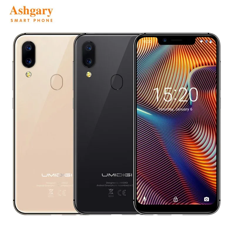 UMIDIGI A3 Pro 4G Smartphone 5,7 pulgadas Android 8,1 MT6739 Quad Core 1,5 GHz 3GB RAM 16GB teléfono móvil ROM 12.0MP + 3300 MP mAh