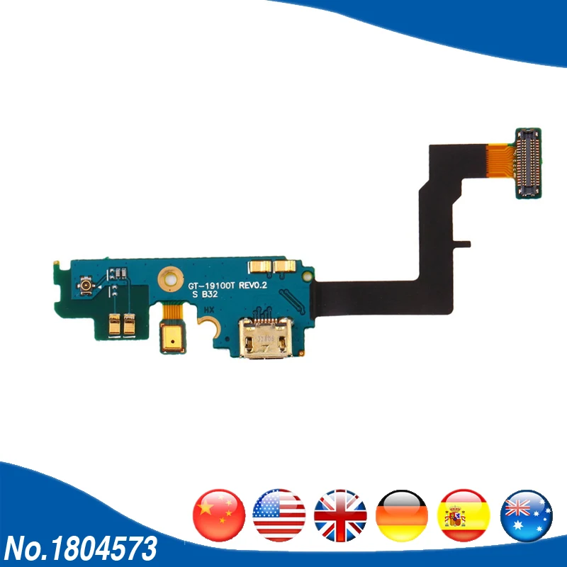 Для samsung Galaxy S2 i9100 USB Зарядное устройство Charging Dock Порты и разъёмы Jack шлейф разъема 5