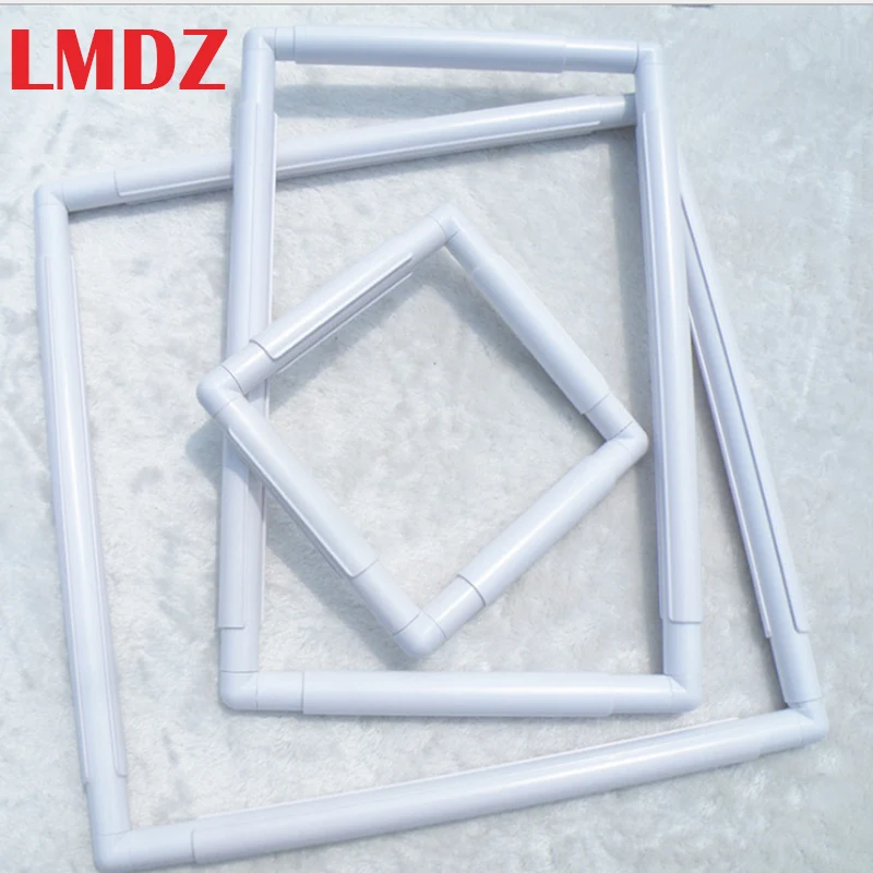 

LMDZ Square Shape Embroidery Frame DIY Embroidery Hoop Cross Stitch Craft Tool Handhold Square Rectangle Shape Hoop
