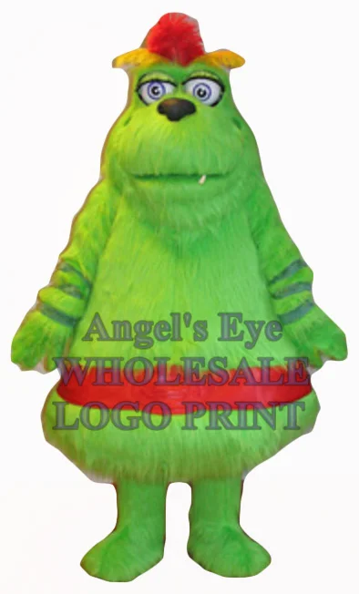 

green monster mascot costume high quality adult size cartoon monster theme anime cosplay costumes halloween carnival fancy dress