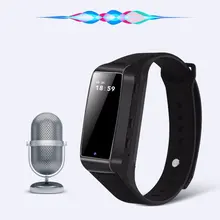 Портативный скрытый диктофон цифровой профессиональный браслет Аудио Звук рекордер мини перезаряжаемый браслет диктофон