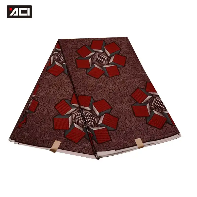

ACI 6 Yards Ankara Nigeria Wax Print Fabric With Free Shipping Veritable African Wax Traditional Wedding Dress Tissus Patchwork