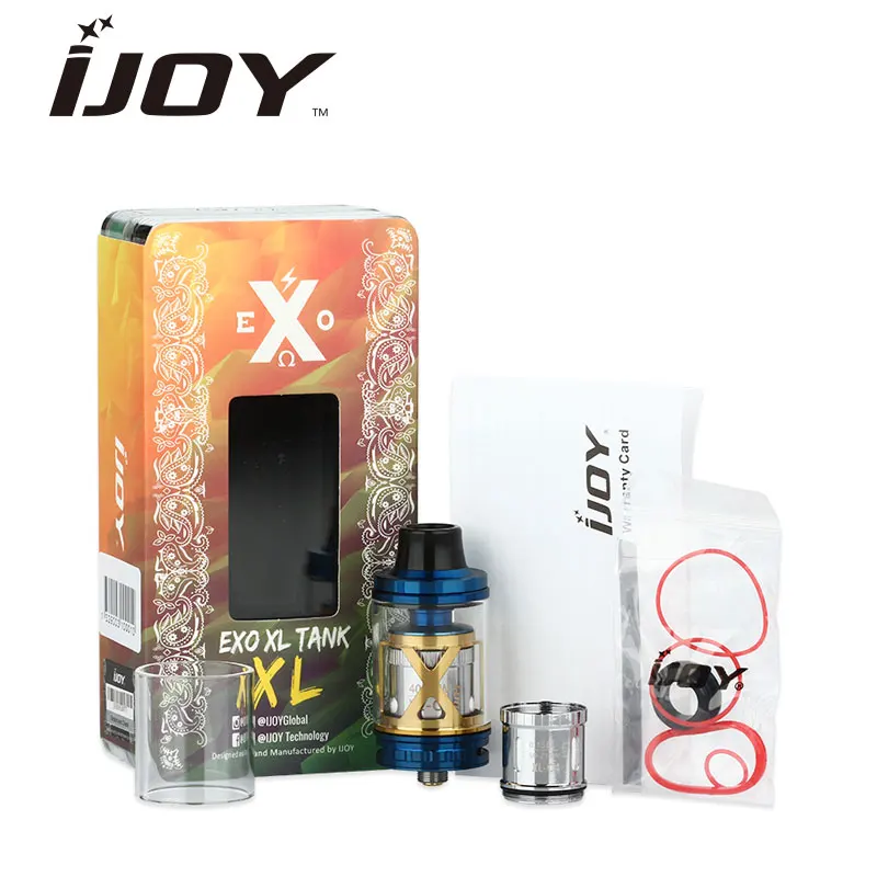 

100% Original IJOY EXO XL Sub Ohm Tank 5ml Top fill EXO XL Atomizer fit XL-C2/XL-C3/XL-C4/XL-2S RTA deck coils e-cigs vaporizer